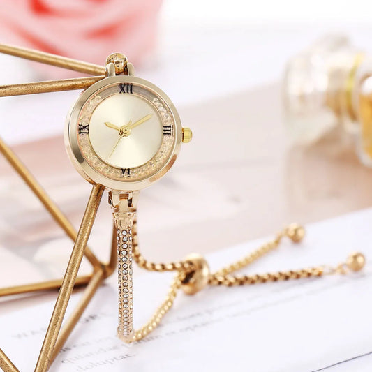 Luckacco Fashion Women's Watch Fine Strap Female Analog Quartz Watches Clock Relojes