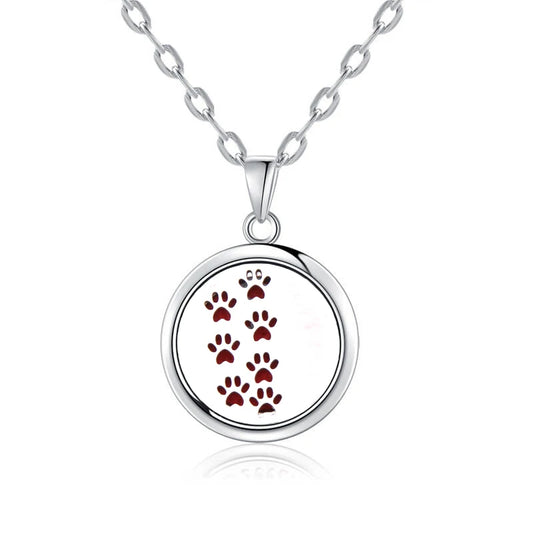 Luckacco New Tree Of Life Aromatherapy Necklace Stainless Steel Essential Oil Diffuser Amulet Perfume Locket Pendant Women Jewelry Gift
