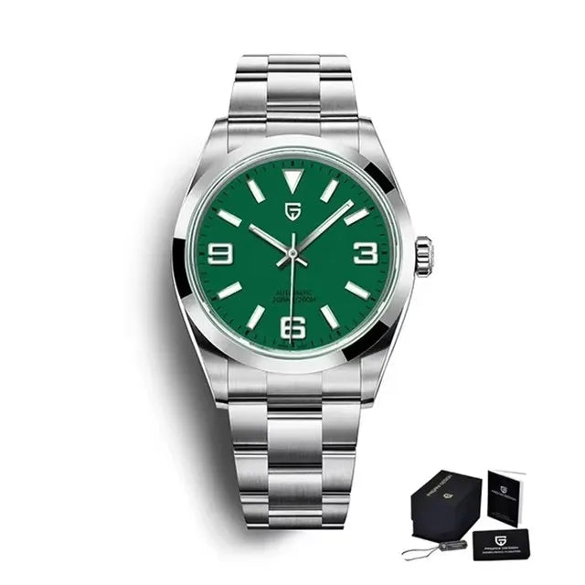 luckacco new pagani design watch for men automatic diver men watches sapphire glass stainless steel waterproof mechanical wristwatch 2025