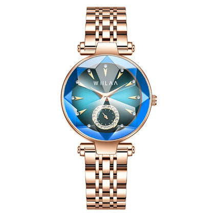 Luckacco Stainless Steel Watchband Women Bracelet Watches Top Brand Luxury High Quality Ladies Wrist Watches Fashion Female Clock