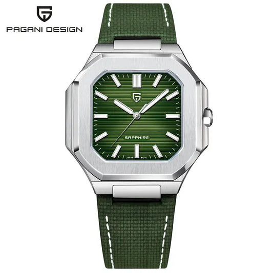 Luckacco PAGANI DESIGN New Quartz Men's Watch Stainless Steel Sports Waterproof Men Watches Luxury Fashion Sapphire Glass Watch For Men's