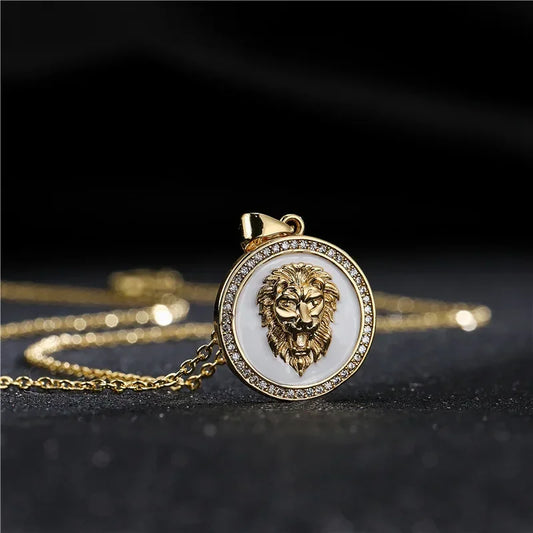 Luckacco Hip Hop Ice Out Zircon Letter Otf Letter Pendant Necklace for Men and Women Fashion Rock Party Jewelry Gift