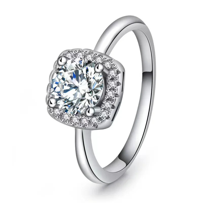luckacco european and american fashionable stainless steel women's rings party repurchase gifts