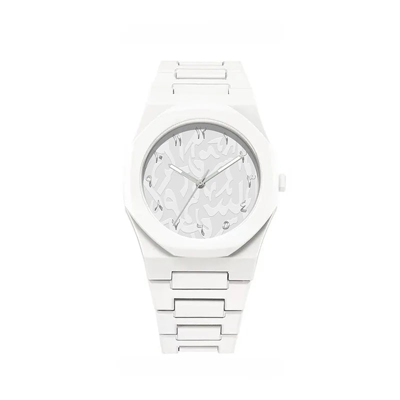 luckacco classic men women watch simple plastic strap color quartz watches exquisite business round dial wristwatch men clock gifts