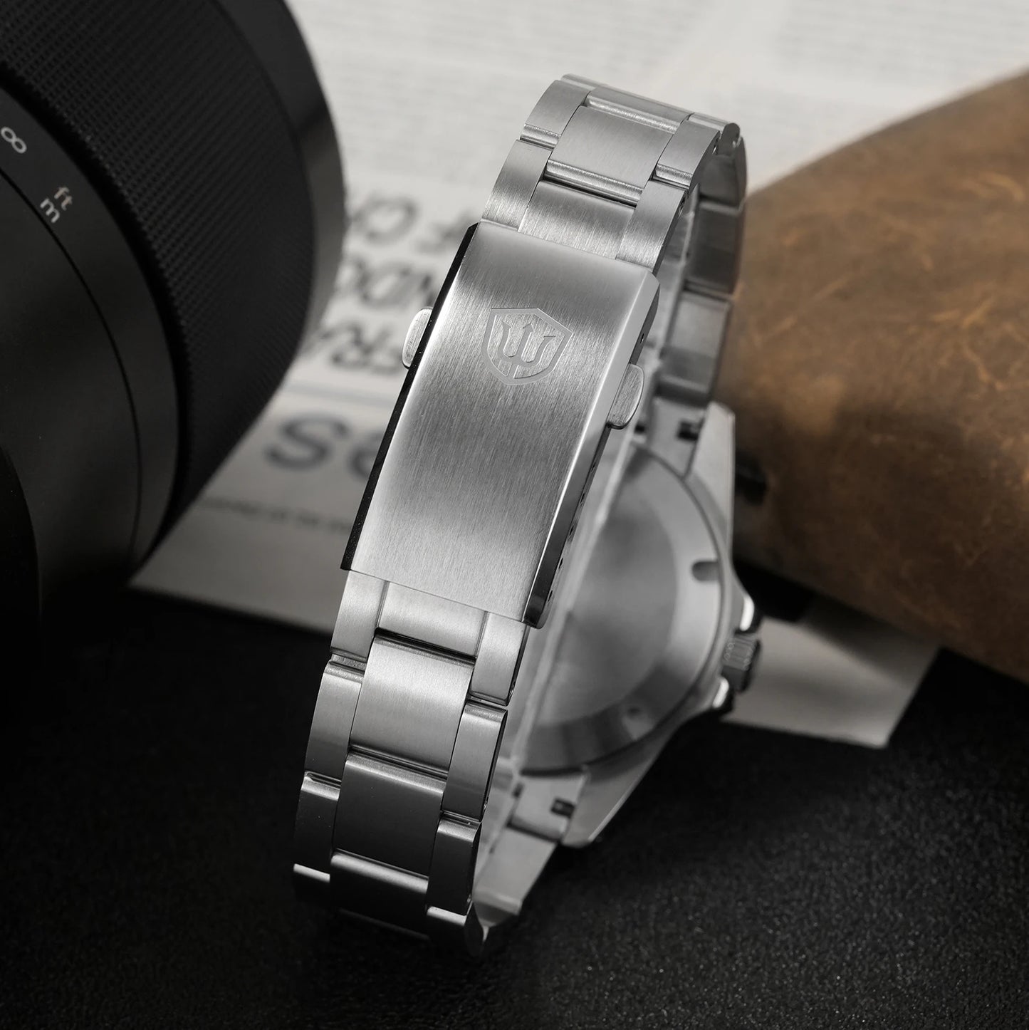 luckacco watchdives wd16570 v2 watch nh34 automatic movement sapphire crystal 20bar waterproof luminous 38mm gmt vintage watches