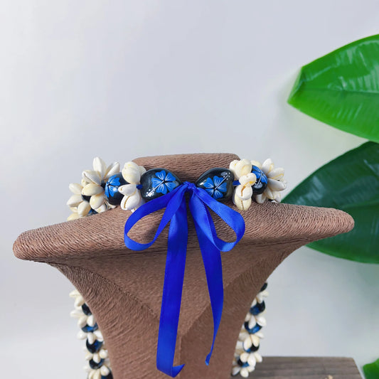 Luckacco 2025 New Desing Acrylic Kukui  Necklace  Customize Pattern Woman Fashion Jewelry For Graduation Wedding Birthday Luau Party