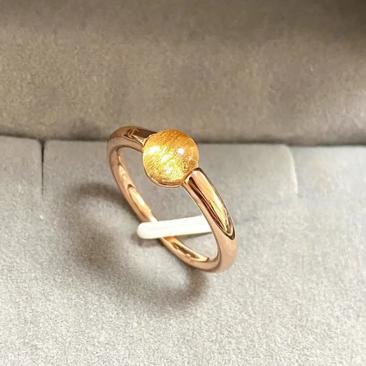 Luckacco 6mm Simple Round Ring Starry Sky Style Ring Blue Crystal Ring For Women Fashion Jewelry Party Gift