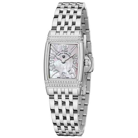 Luckacco PAGANI DESIGN Top Brand Luxury Fashion Womens Watch Sapphire Glass Stainless Steel Quartz Watches 22mm Waterproof Clock 2025 New