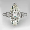 Luckacco Crystal Marquise Cubic Zircon Female Rings Geometric Fashion Contracted Design Wedding Engagement Bands Jewelry for Women