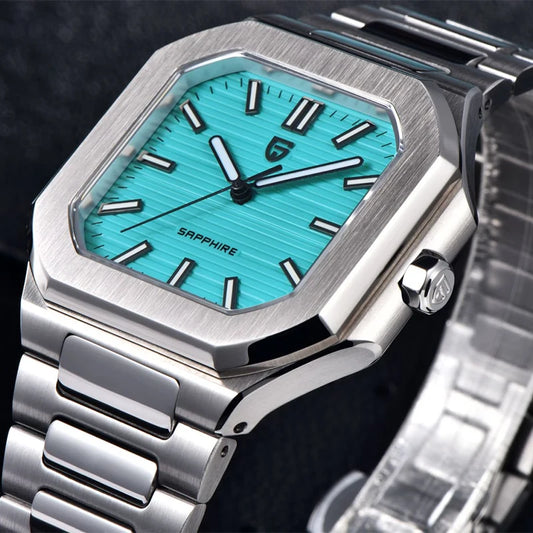 Luckacco PAGANI DESIGN New Quartz Men's Watch Stainless Steel Sports Waterproof Men Watches Luxury Fashion Sapphire Glass Watch For Men's