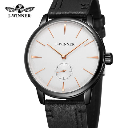 Luckacco WINNER Official Original Replica Watch Thin Mechanical Watches for men Waterproof Elegant Fashion Classics wristwatch Clock