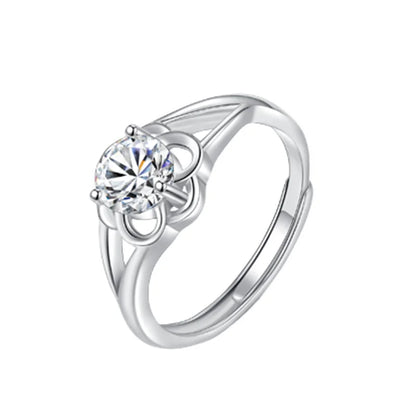 Luckacco European and American Fashionable Stainless Steel Women's Rings Party Repurchase Gifts