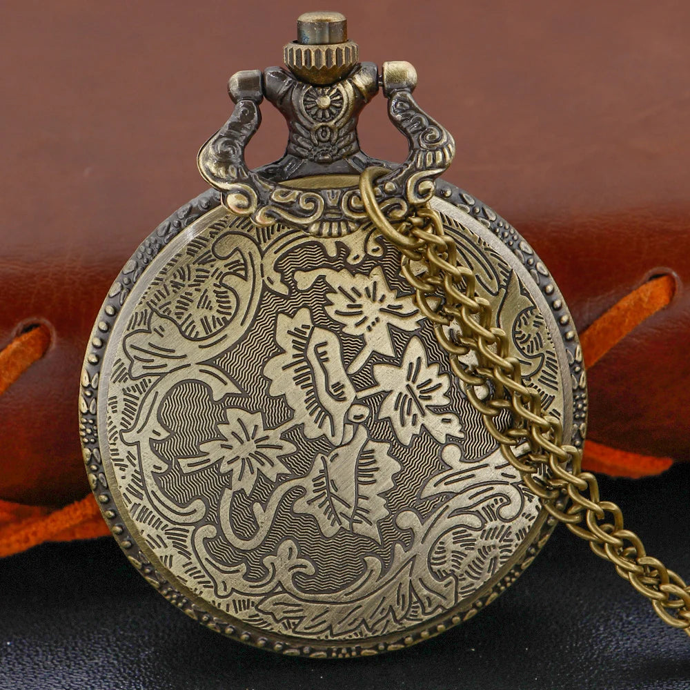 luckacco bronze classic titanic couple love couple versatile quartz pocket watch retro fashion necklace pendant student festival gift