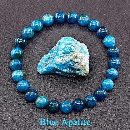 Luckacco Fluorite Bracelet with Natural Stones 6 8 10mm Beads Charm Jewelry for Women Amethyst Crystal Agates Beads Energy Healing Bangle