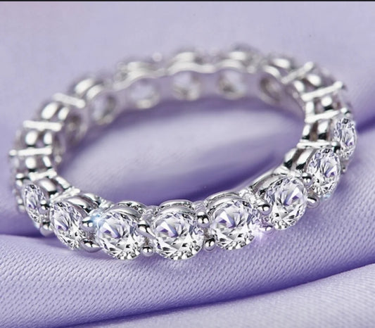 Luckacco Luxury 925 Sterling SILVER Oval Square Simulated Diamond Rings Finger For Cocktail ENGAGEMENT WEDDING Women JEWELRY