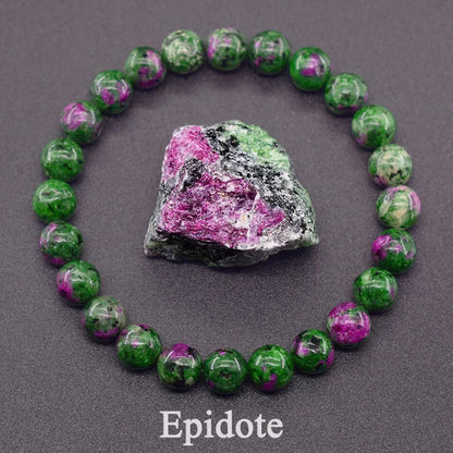 Luckacco Fluorite Bracelet with Natural Stones 6 8 10mm Beads Charm Jewelry for Women Amethyst Crystal Agates Beads Energy Healing Bangle
