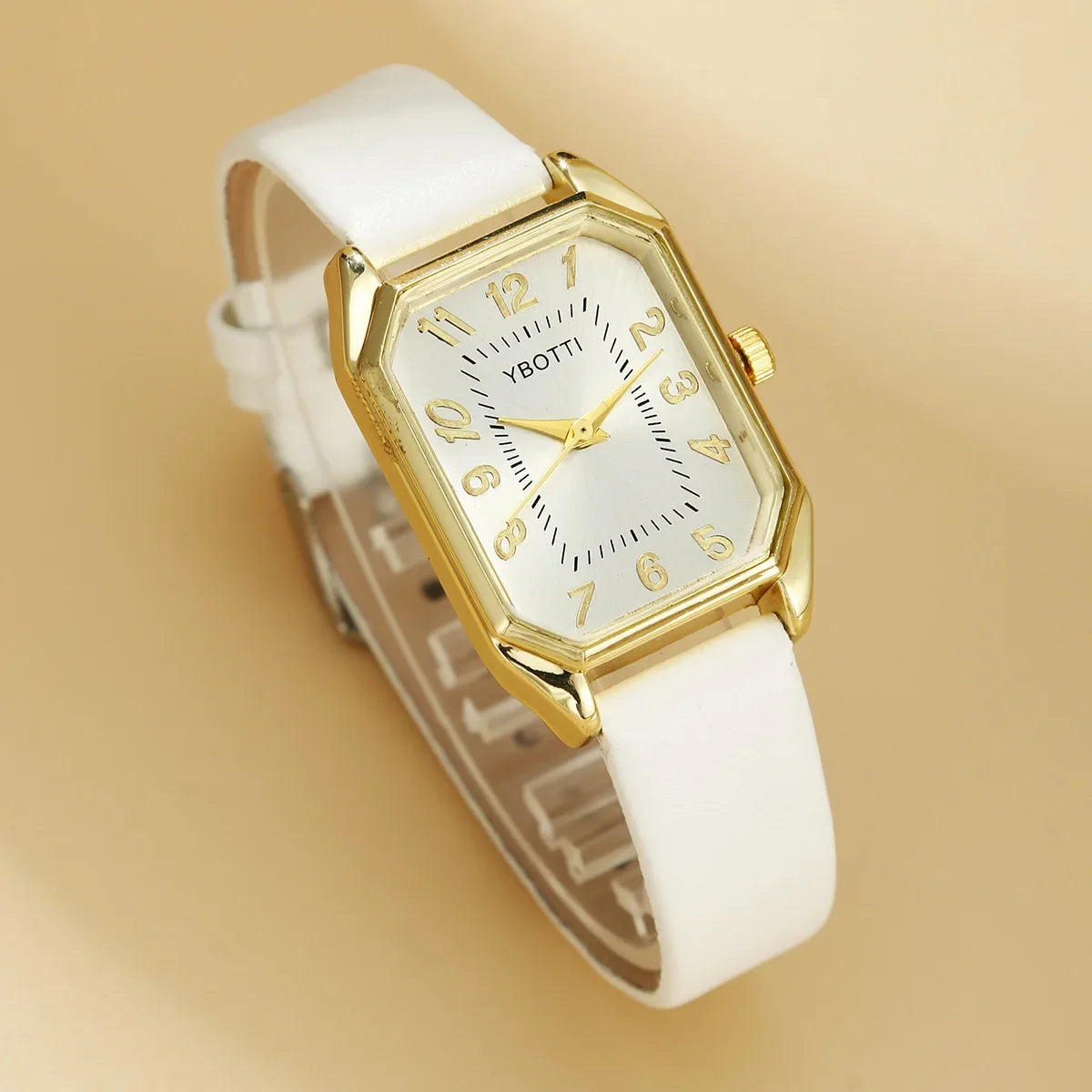 luckacco 6/5/1pcs luxury fashion square women's watches brand ladies quartz wristwatch jewelry set classic simple femme relogio feminino
