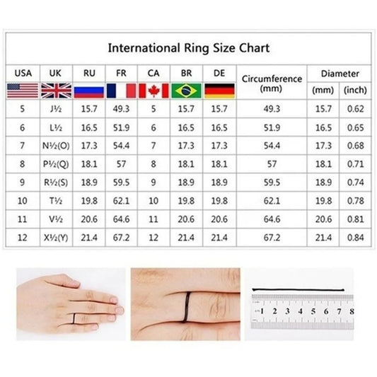 Luckacco Ladies Green Emerald Rings Romantic Classic Rings Valentine's Day Gifts Fashion Temperament Red Gems High Quality Jewelry