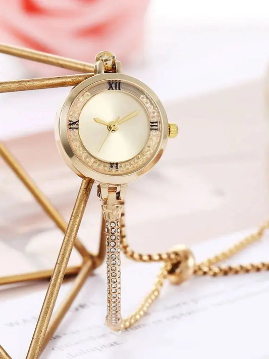 Luckacco Fashion Women's Watch Fine Strap Female Analog Quartz Watches Clock Relojes