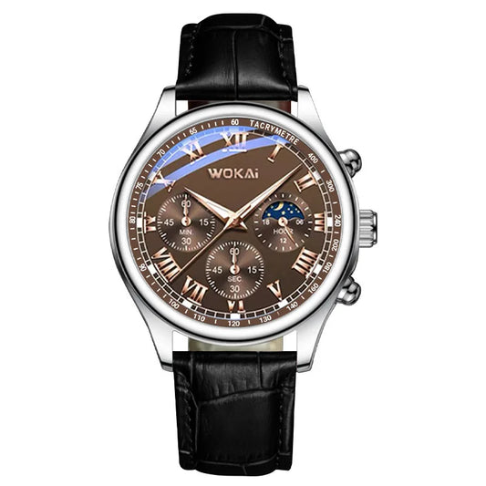 Luckacco Stylish and Casual High Quality Ladies Colorful Gold Dial Leather Strap Full Diamond Watch Student Girl Simple Vintage Clock