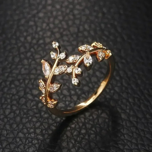Luckacco Mandala Flower Exquisite Black and White Ring for Women Personality Metal Punk Party Finger Ring Fashion Jewelry Accessories