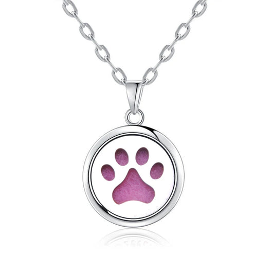 Luckacco New Tree Of Life Aromatherapy Necklace Stainless Steel Essential Oil Diffuser Amulet Perfume Locket Pendant Women Jewelry Gift