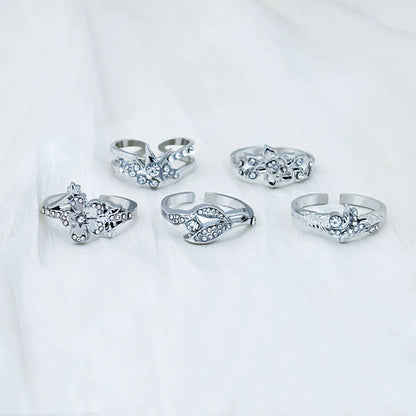 Luckacco Game Love And Deepspace Rafayel Xavier Zayne Cosplay Ring Adjustable Opening Wedding Rings Couple Jewelry Accessories Gifts