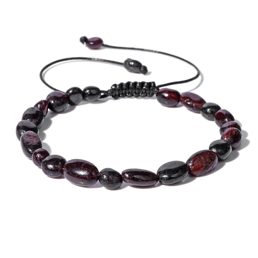 Luckacco Natural Crystal Gravel Stone Bracelets For Women Healing Irregular Amethysts Lapis Lazuli Rose Quartzs Chain Bracelet Jewelry