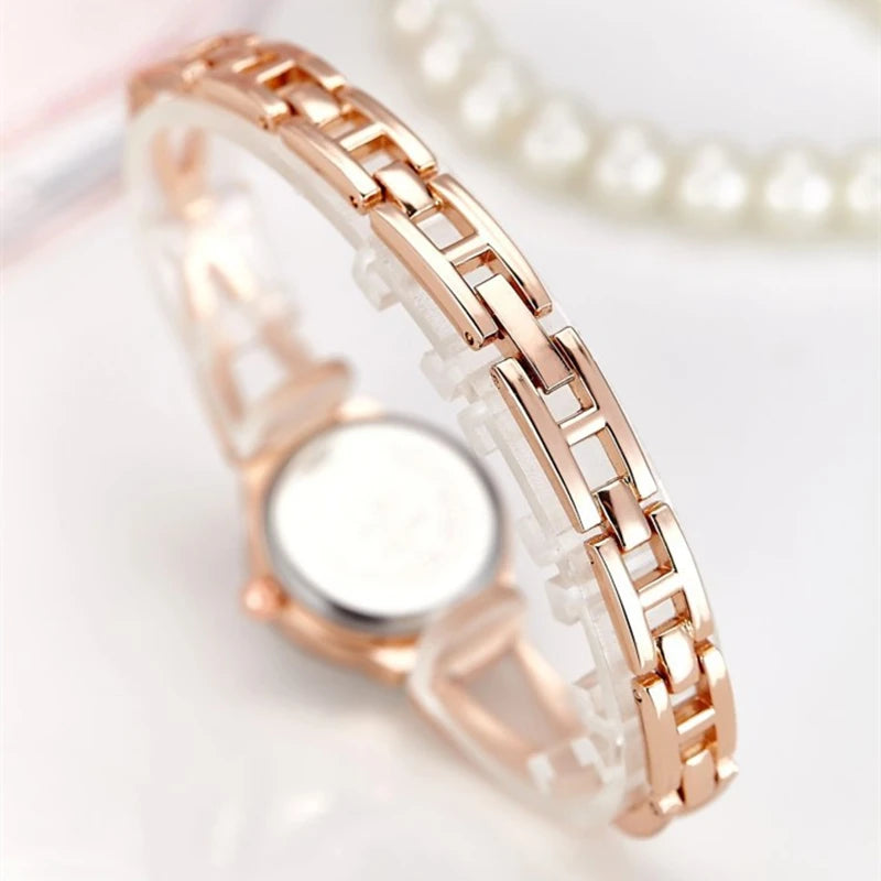 luckacco new trendy women bracelet watch mujer relojes small dial quartz leisure popular wristwatch hour female elegant watches
