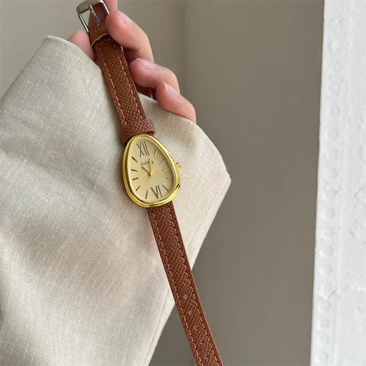 Luckacco Luxury Brand Women Snake Dial Watch Ladies Fashion Red Leather Strap Quartz Wristwatch Female Gift  Clock Relogio