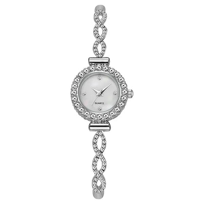 Luckacco Fashion Rhinestone Women Watch Ladies Bracelet Quartz Watches Clock Relogio