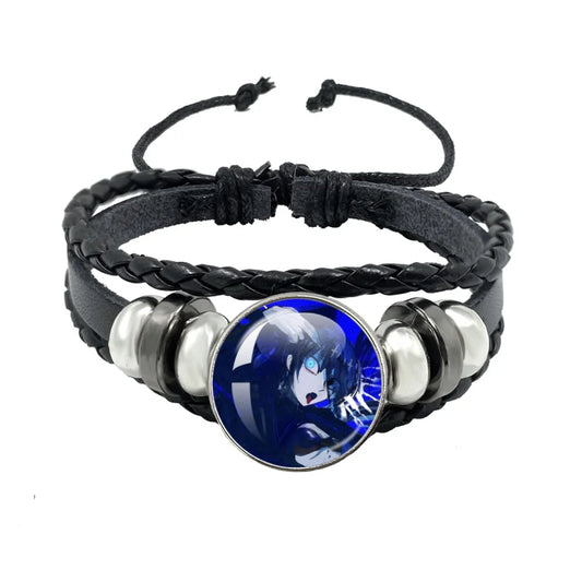 Luckacco I Love Ado Bracelets Ado Kyogen X Uta Glass Bracelets Art Multilayer Braided Bracelets Bangles Jewelry Ornament Accessories Fans