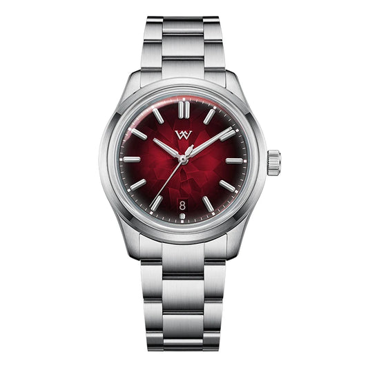 Luckacco WM Watch Automatic Mechanical Watch NH35 Glacier Series 100M Water Resistant AR Coated Sapphire Welly Merck Watches For Man 226M