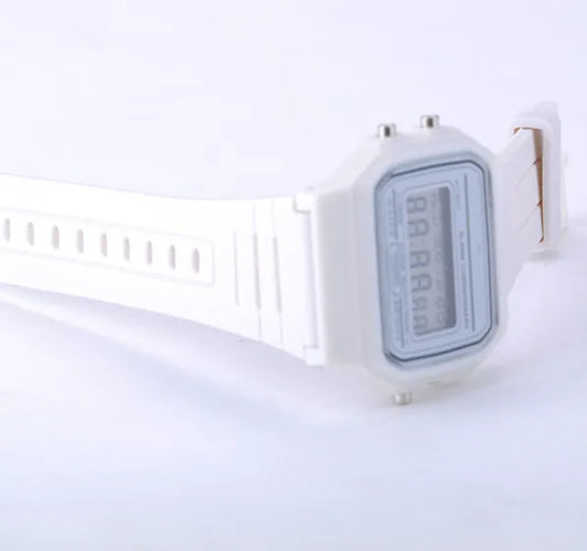 Luckacco Men Watch Fashion LED Digital Watches Man Sports Military Wristwatches Vintage Silicone Wristband Electronic Clock Reloj Hombre