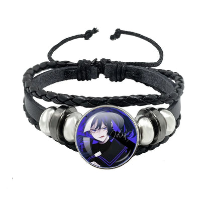 Luckacco I Love Ado Bracelets Ado Kyogen X Uta Glass Bracelets Art Multilayer Braided Bracelets Bangles Jewelry Ornament Accessories Fans