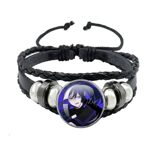 Luckacco I Love Ado Bracelets Ado Kyogen X Uta Glass Bracelets Art Multilayer Braided Bracelets Bangles Jewelry Ornament Accessories Fans