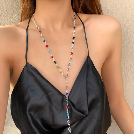 Luckacco Bohemia Conch Starfish Imitation Pearl Necklace for Women Luxury Exquisite Beaded Shell Pendant Necklace Beach Holiday Jewelry
