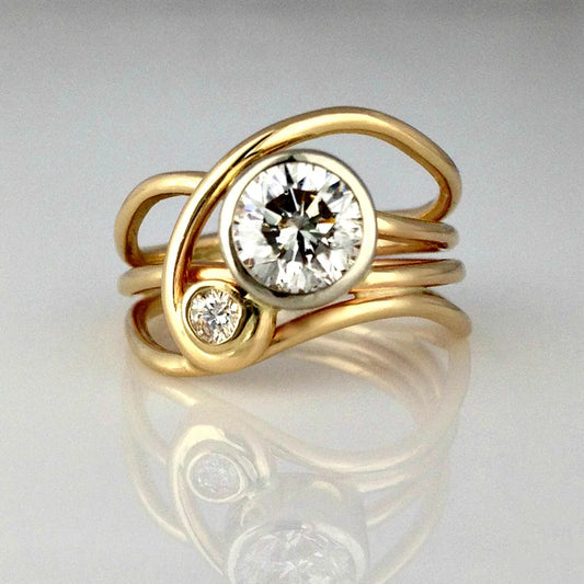 Luckacco New Retro Women Square Royal Princess Stylish Wedding Ladies Finger Ring  Pretty Gift Valentine's Surprise For Wife