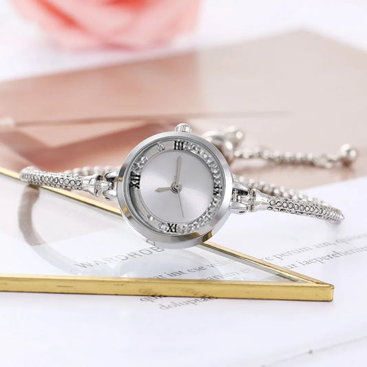 Luckacco Fashion Women's Watch Fine Strap Female Analog Quartz Watches Clock Relojes