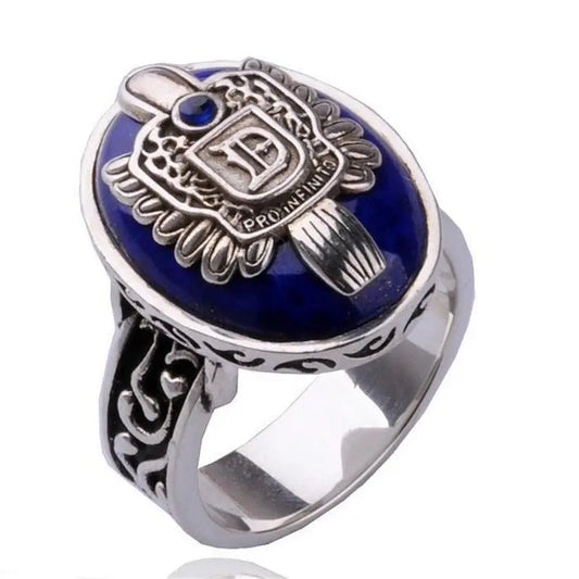 Luckacco The Vampire Diaries Ring Sticker Jewelry Set Vintage Damon Stefan Salvatore Sun Family Vampire Diaries Crest Rings