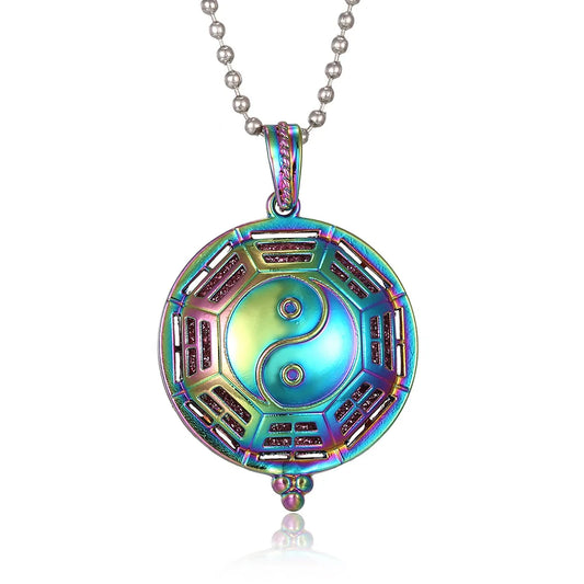 Luckacco New Colorful Aromatherapy Necklace Vintage Flower Butterfly Tree Owl Essential Oil Diffuser Necklace Perfume Lockets Pendants