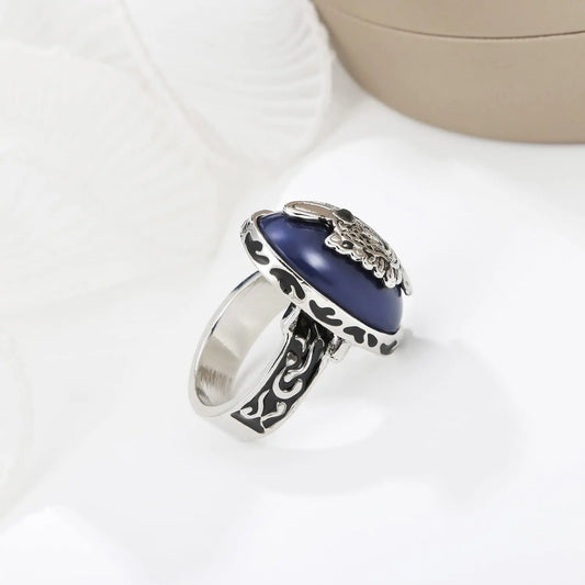 Luckacco The Vampire Diaries Ring Sticker Jewelry Set Vintage Damon Stefan Salvatore Sun Family Vampire Diaries Crest Rings