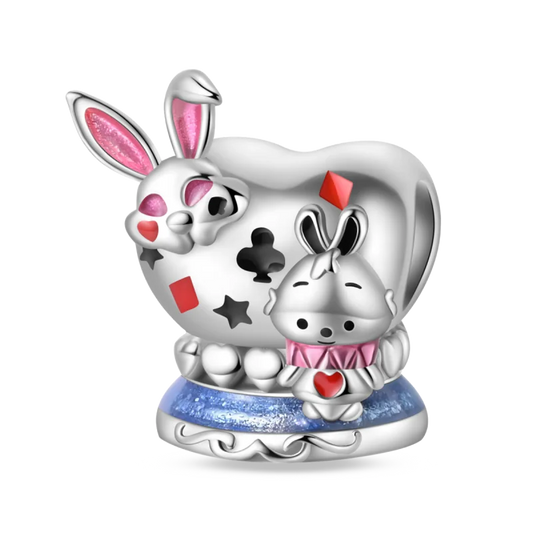 Luckacco 925 Sterling Silver Golden Charms Easter Can Be Opened Eggs Bead Rabbit Pendants Fit Original Bracelet DIY Jewelry Gift