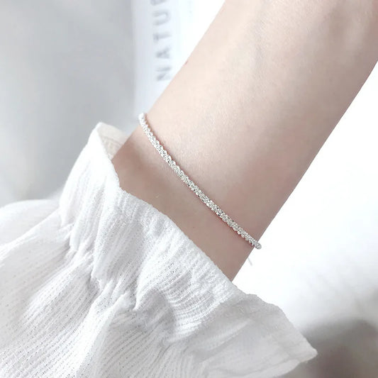 Luckacco 1 Pc Exquisite Strawberry Cute Fashion Color Alloy Beaded Bracelet Set Women Party Favors