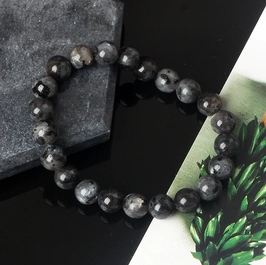 Luckacco Original India Labradorite Beads Bracelets for Women Reiki Natural Stone Blue MoonStone Charm Bangle femme bijoux Couple Jewelry
