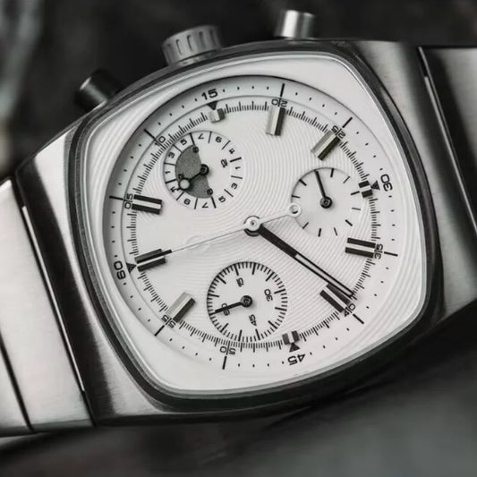Luckacco CILOA man high quality quartz watches for men retro automatic movement steeldive male stainless steel waterproof watch men's
