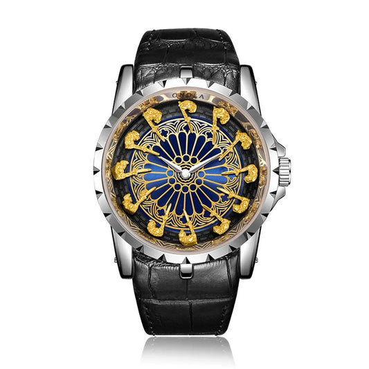 Luckacco UTHAI CQ312 Medieval style men's waterproof twelve knight quartz watch and the best choice for gift giving occasions