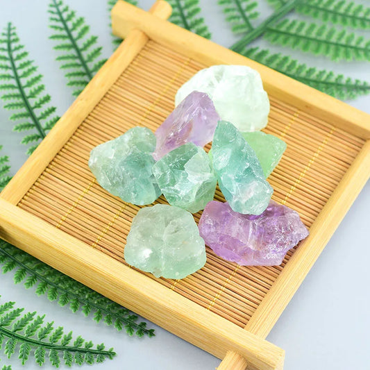 Luckacco Fluorite Bracelet with Natural Stones 6 8 10mm Beads Charm Jewelry for Women Amethyst Crystal Agates Beads Energy Healing Bangle