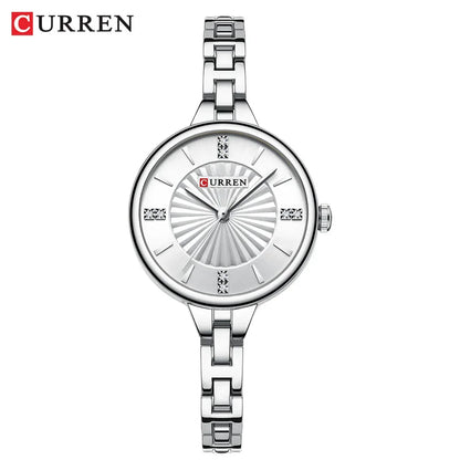 Luckacco CURREN Luxury Women Bracelet Quartz Watches For Women Magnetic Watch Ladies Sports Dress Wrist Watch Clock Relogio Feminino