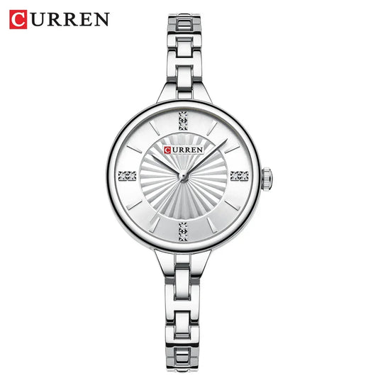 Luckacco CURREN Luxury Women Bracelet Quartz Watches For Women Magnetic Watch Ladies Sports Dress Wrist Watch Clock Relogio Feminino